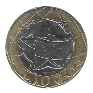 MOEDA DA ITÁLIA 1000 LIRAS 1997 KM 194