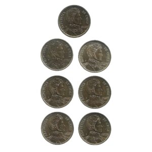 MOEDAS DO CHILE 10 CENTAVOS 2011-12-15-16-17-19-21