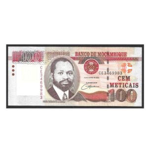 CÉDULA DE MOÇAMBIQUE 100 METICAIS 2006 SOBERBA