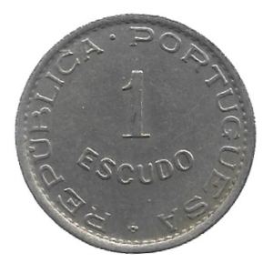 MOEDA DE MOÇAMBIQUE 1 ESCUDO 1950 KM 77