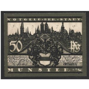 NOTEGELD DA ALEMANHA CIDADE MUNSTER