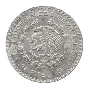 MOEDA DO MÉXICO 1 PESO 1961 KM 459