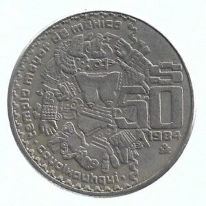 MOEDA DO MÉXICO 50 PESOS 1984 KM 490