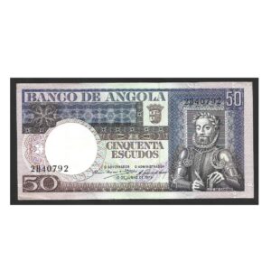 CÉDULA DE ANGOLA 50 ESCUDOS SOB/FE