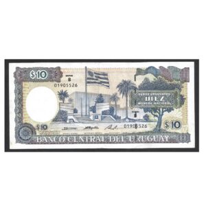 CÉDULA DO URUGUAI 10 PESOS SOBERBA