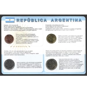 BLISTER MOEDAS DA ARGENTINA ÁRVORES FC