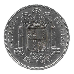MOEDA DA ESPANHA 5 PESETAS 1949 KM 788