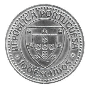 MOEDA DE PORTUGAL 100 ESCUDOS 1987 KM 639