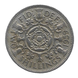 MOEDA  DO REINO UNIDO 2 SHILLINGS 1959 KM 906
