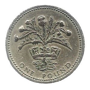 MOEDA DO REINO UNIDO 1 POUND 1984 KM 934