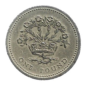 MOEDA DO REINO UNIDO 1 POUND 1991 KM 946