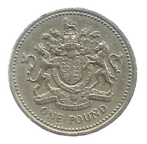 MOEDA  DO REINO UNIDO 1 POUND 1993 KM 964