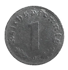 MOEDA DA ALEMANHA 1 REICHSPFENNIG 1944 G KM 97