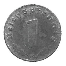 MOEDA DA ALEMANHA 1 REISCHPFENNIG 1944 B KM 97