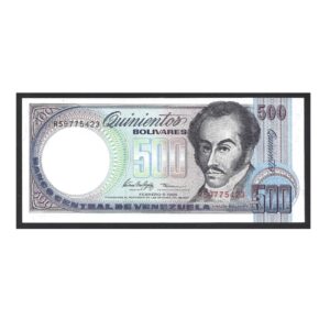 CÉDULA DA VENEZUELA 500 BOLÍVARES P 67 FE