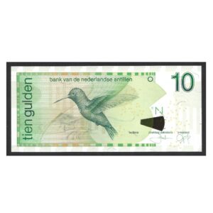 CÉDULA DAS ANTILHAS HOLANDESA 10 GULDEN 2003 FE