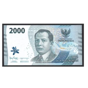CÉDULA DA INDONÉSIA 200 RUPIAS 2023 FE