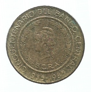 MOEDA DA ARGENTINA 50 PESOS 1985 KM 94 - Imagem 2
