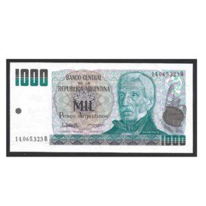 CÉDULA DA ARGENTINA 1000 PESOS SOB/FE