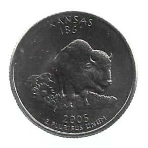 MOEDA DOS EUA 25 C/QUARTER 2005 D KM 373