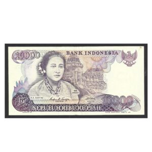 CÉDULA DA INDONÉSIA 10000 RUPIAS 1985 P 126 MBC/SOB