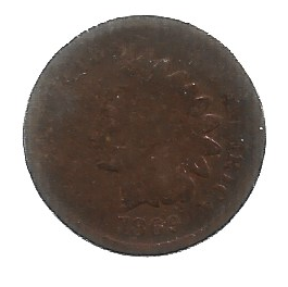 MOEDA DOS EUA 1 CENT 1869 KM 90 A