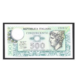 CÉDULA DA ITÁLIA 500 LIRAS 1979 FE
