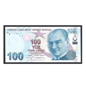 CÉDULA DA TURQUIA 100 LIRAS 2009 FE