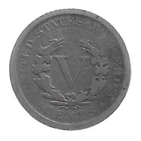 MOEDA DOS EUA 5 CENTS 1907 KM 112