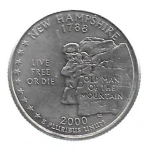 MOEDA DOS EUA 25 C/QUARTER DÓLAR 2000 P KM 308