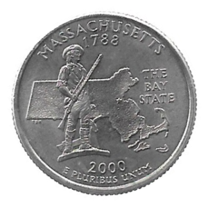 MOEDA DOS EUA 25 C/QUARTER DÓLAR 2000 P KM 305