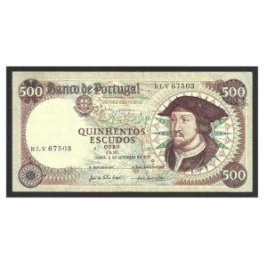 CÉDULA DE PORTUGAL 500 ESCUDOS 1979 P 170 MBC/SOB