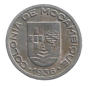 MOEDA DE MOÇAMBIQUE 50 CENTAVOS 1936 KM 65