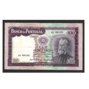 CÉDULA DE PORTUGAL 100 ESCUDOS 1961 P 165 MBC