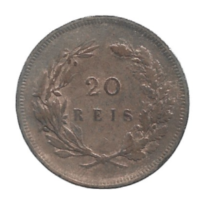 MOEDA DE PORTUGAL 20 RÉIS 1892 KM 533 BRONZE