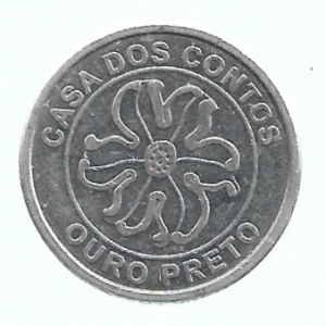 MEDALHA CASA DOS CONTOS OUTO PRETO 2004