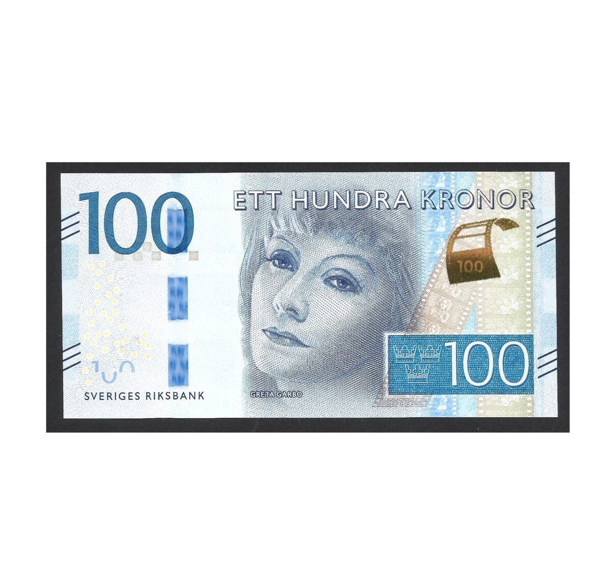 CÉDULA DA SUÉCIA 100 COROAS 2014-22 P 71 FE