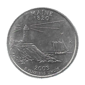 MOEDA DOS EUA 25 C/QUARTER 2003 P KM 345