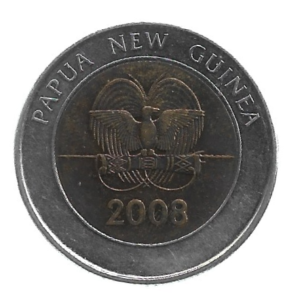 MOEDA DE PAPUA NOVA GUINÉ 2 KINA 2008 KM 51