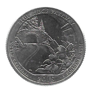 MOEDA DOS EUA 25 CENTS /QUARTER 2015 D KM 599