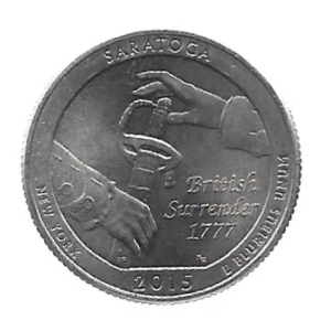 MOEDA DOS EUA 25 C / QUARTER 2015 D KM 601