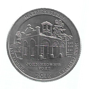 MOEDA DOS EUA 25 C/QUARTER DÓLAR 2016 D KM 637