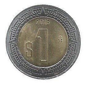 MOEDA DO MÉXICO 1 PESO 2016 KM 603