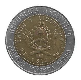 MOEDA DA ARGENTINA 1 PESO 2009 KM 112.1
