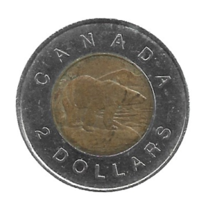 MOEDA DO CANADÁ 2 DÓLARES 1996 KM 270