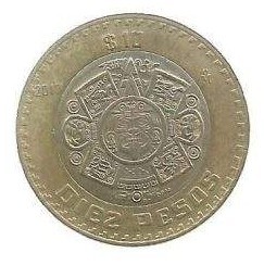 MOEDA DO MÉXICO 5 PESOS 2001 KM 605