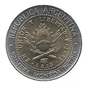 MOEDA DA ARGENTINA 1 PESO 2013 KM 112.4