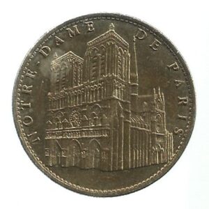 MEDALHA DA FRANÇA CATEDRAL DE NOTRE DAME 2011