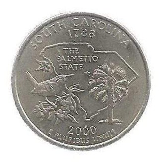 MOEDA DOS EUA 25 CENTS/QUARTER 2000 P KM 307