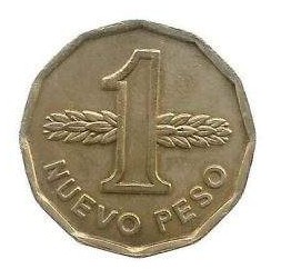 MOEDA DO URUGUAI 1 NOVO PESO 1976 KM 69